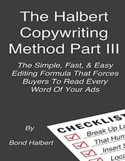 Tapa de The Halbert Copywriting Method Part III