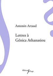 Tapa de Lettres à Génica Athanasiou
