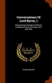Tapa de Conversations Of Lord Byron, 1