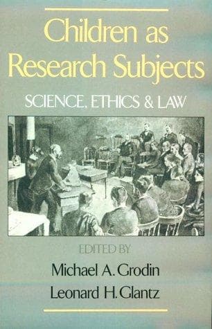 Tapa de Children as research subjects