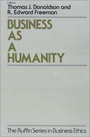 Tapa de Business as a humanity