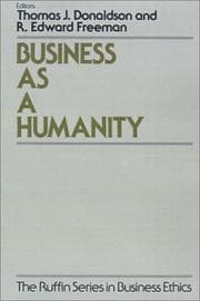 Tapa de Business as a humanity