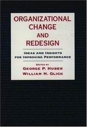 Tapa de Organizational change and redesign