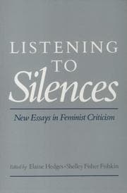 Tapa de Listening to silences