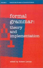 Tapa de Formal grammar
