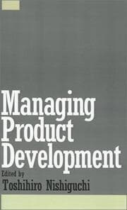 Tapa de Managing product development