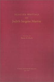 Tapa de Selected writings of Judith Sargent Murray