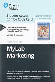 Tapa de MyLab Marketing with Pearson eText -- Combo Access Card -- for Consumer Behavior