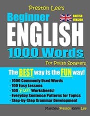 Tapa de Preston Lee's Beginner English 1000 Words For Polish Speakers