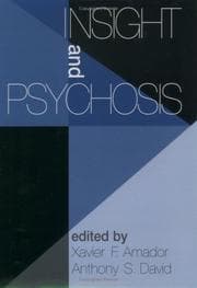 Tapa de Insight and psychosis
