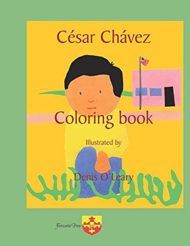 Tapa de César Chávez Coloring book