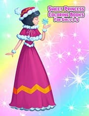 Tapa de Sweet Princess Coloring Books For Girls 3-5