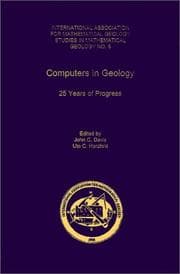 Tapa de Computers in geology--25 years of progress