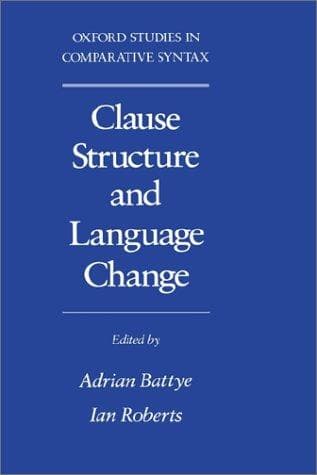 Tapa de Clause structure and language change