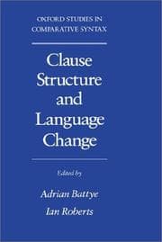 Tapa de Clause structure and language change