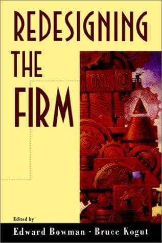Tapa de Redesigning the firm