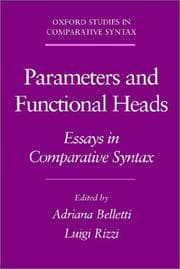 Tapa de Parameters and Functional Heads