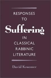 Tapa de Responses to suffering in classical rabbinic literature