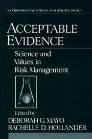 Tapa de Acceptable evidence