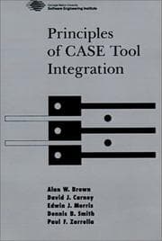Tapa de Principles of CASE tool integration