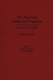 Tapa de The American intellectual tradition