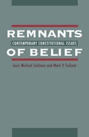 Tapa de Remnants of belief