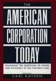 Tapa de The American corporation today