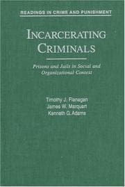 Tapa de Incarcerating Criminals