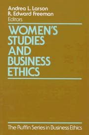 Tapa de Women's Studies and Business Ethics