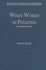 Tapa de What works in policing