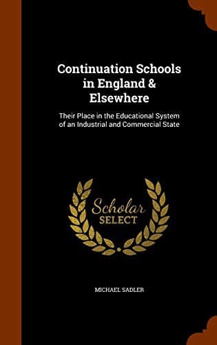 Tapa de Continuation Schools in England & Elsewhere