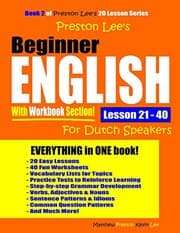 Tapa de Preston Lee’s Beginner English With Workbook Section Lesson 21 – 40 For Dutch Speakers