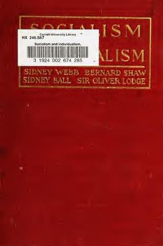 Tapa de Socialism and Invidualism
