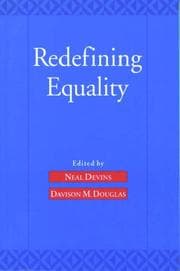 Tapa de Redefining equality