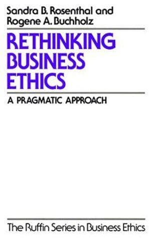 Tapa de Rethinking Business Ethics
