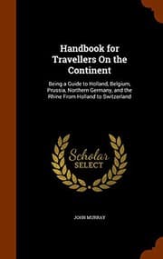 Tapa de Handbook for Travellers On the Continent