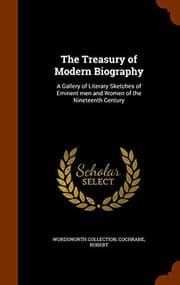 Tapa de The Treasury of Modern Biography