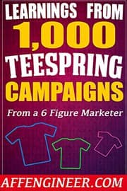 Tapa de Learnings From 1,000 Teespring Campaigns