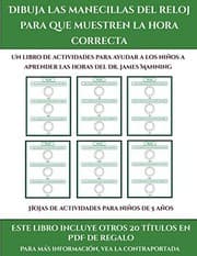 Tapa de Hojas de actividades para niños de 5 años