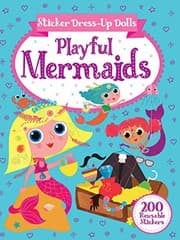 Tapa de Sticker Dress-Up Dolls Playful Mermaids