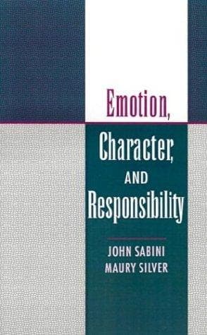 Tapa de Emotion, character, and responsibility