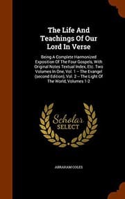 Tapa de The Life And Teachings Of Our Lord In Verse