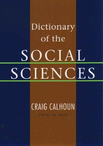 Tapa de Dictionary of the social sciences