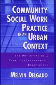 Tapa de Community social work practice in an urban context