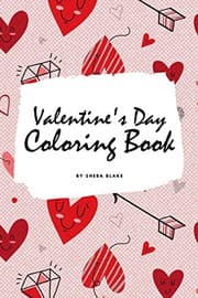Tapa de Valentine's Day Coloring Book for Teens and Young Adults