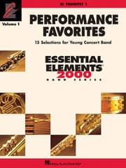 Tapa de Performance Favorites, Vol. 1 - Trumpet 1