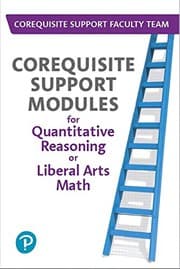 Tapa de Corequisite Support Modules for Quantitative Reasoning or Liberal Arts Math -- Access Card PLUS Workbook Package