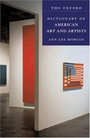 Tapa de The Oxford dictionary of American art and artists