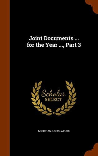 Tapa de Joint Documents ... for the Year ..., Part 3