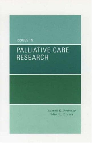 Tapa de Issues in Palliative Care Research